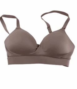Kindred Bravely Minimalist Hands-free Pumping And Nursing Plunge Bra, Lilac Stone Medium