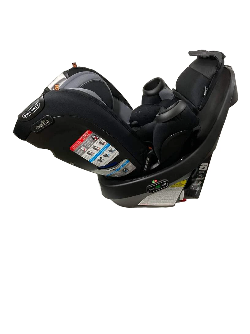 Evenflo Revolve 360 Extend Rotational Convertible Car Seat, Revere Gray, 2023 2 Evenflo Revolve 360 Extend Rotational Convertible Car Seat, Revere Gray, 2023 - Image 2