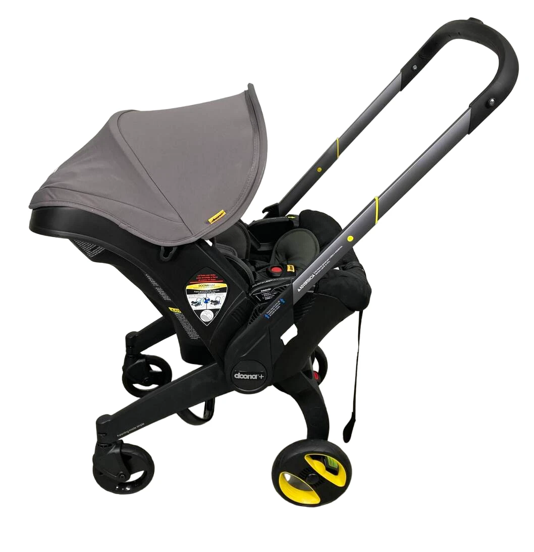 Doona Infant Car Seat & Stroller Combo, 2023, Grey Hound 2 Doona Infant Car Seat & Stroller Combo, 2023, Grey Hound - Image 2