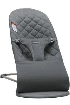BabyBjorn Bouncer Bliss, Cotton Classic Quilt, Dark Gray Frame, Anthracite -GoodBuy Gear Shop 124743c5 f0c2 4c9c b016 ca47e8c4a908