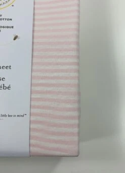 Burt's Bees Baby Fitted Crib Sheet, Classic Stripe Blossom -GoodBuy Gear Shop 183d943b 70e0 41fb 9167 5486c8a1836e
