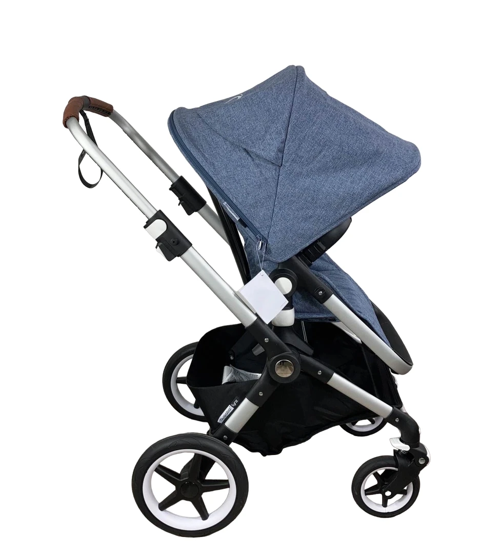 Bugaboo Lynx Stroller, 2021, Steel Blue Aluminum, Blue Melange 3 Bugaboo Lynx Stroller, 2021, Steel Blue Aluminum, Blue Melange - Image 3