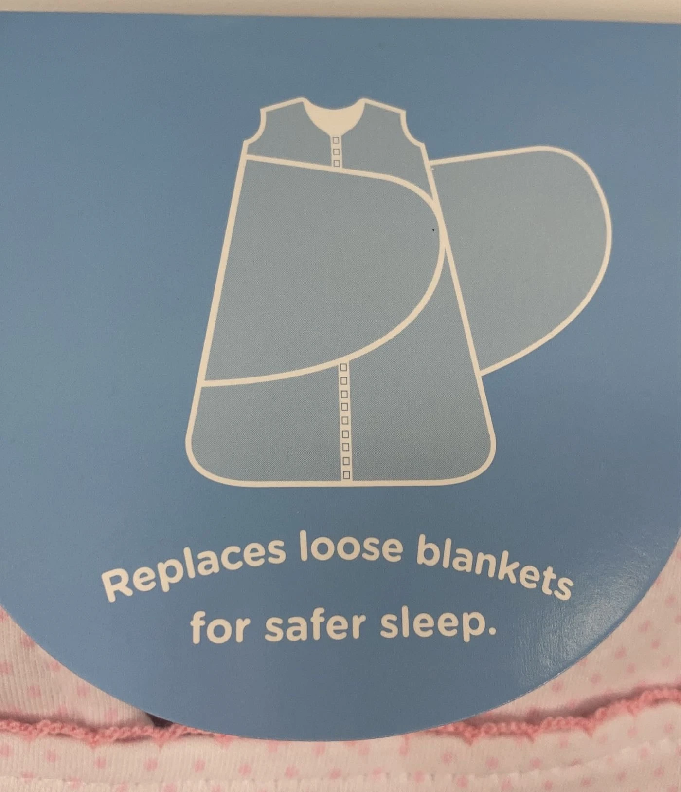 Halo SleepSack Swaddle, Newborn, Pink Pin Dot 3 Halo SleepSack Swaddle, Newborn, Pink Pin Dot - Image 3