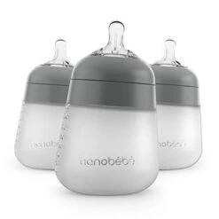 Nanobébé Flexy Silicone Baby Bottles, 4-Pack, 5oz, Teal And Grey -GoodBuy Gear Shop 31HvVOz4swL. SL500 5e3945c4 fa13 4630 b5d4 dee378a1db15