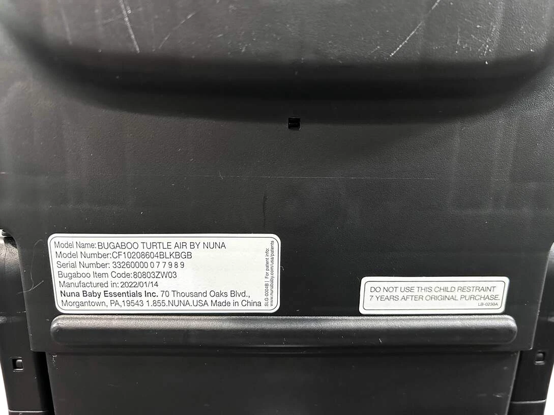 Bugaboo Turtle Air By Nuna Car Seat, 2022, Black 15 Bugaboo Turtle Air By Nuna Car Seat, 2022, Black - Image 15