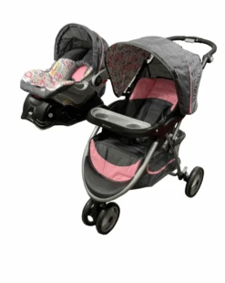 Baby Trend Skyview Plus Travel System, 2021, Flora