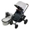 UPPAbaby VISTA V2 Stroller, 2022, Anthony (White & Grey Chenille)