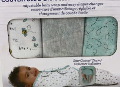 SwaddleMe Original Swaddle Wrap With Easy Change, 3pk, Little Bees -GoodBuy Gear Shop 395f8ffef77ef47a4243b45ad8b5b409