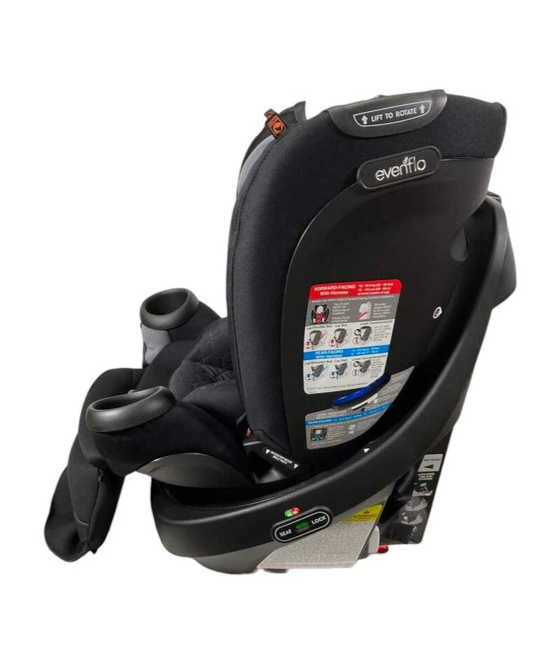 Evenflo Revolve 360 Extend Rotational Convertible Car Seat, Revere Gray, 2023 4 Evenflo Revolve 360 Extend Rotational Convertible Car Seat, Revere Gray, 2023 - Image 4