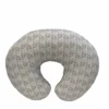 Boppy Nursing And Infant Support Pillow, Gray Cable Stiches