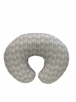 Boppy Nursing And Infant Support Pillow, Gray Cable Stiches