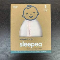 Happiest Baby Sleepea Swaddle, Small, Pink Stars