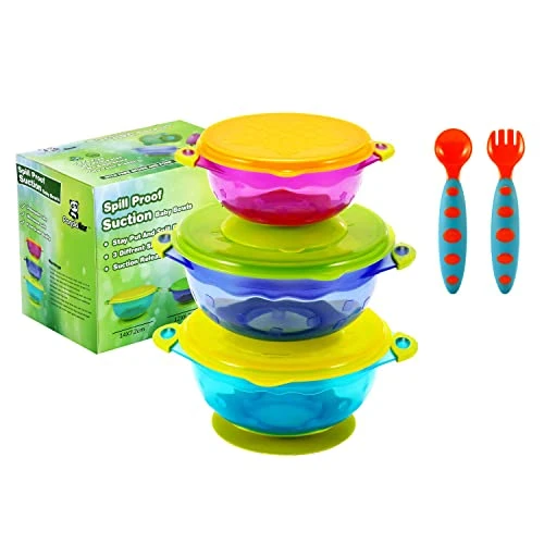 PandaEar Spill Proof Suction Baby Bowls 6 PandaEar Spill Proof Suction Baby Bowls - Image 6