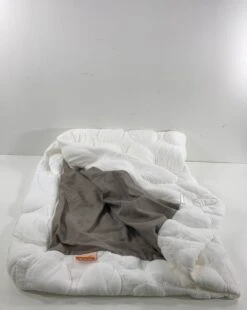 Nook Organic Mini Crib Mattress Cover, Cloud Pebble