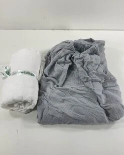 Newton 2 Pack Crib Sheets, Twilight Grey & White -GoodBuy Gear Shop 4faffa8d e094 4fba 8417 a749702c318d