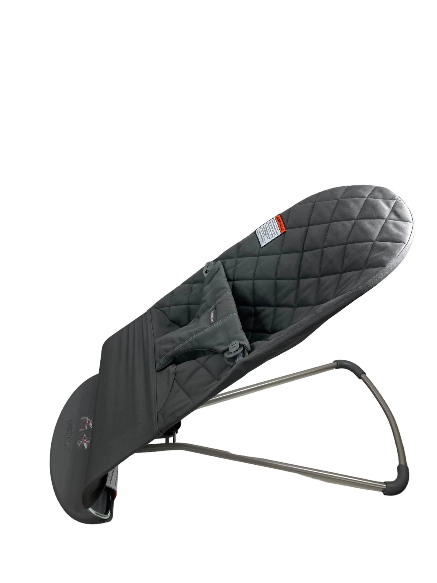 BabyBjorn Bouncer Bliss, Quilt, Charcoal Gray 3 BabyBjorn Bouncer Bliss, Quilt, Charcoal Gray - Image 3