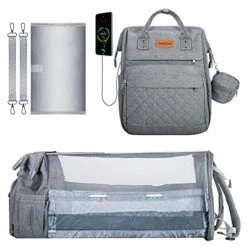 NewYoo Diaper Backpack With Charging Port -GoodBuy Gear Shop 51eSCy7KQVS. SL500