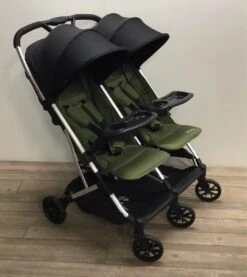 Joovy Kooper X2 Double Stroller, Olive, 2021