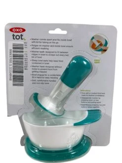 OXO Tot Food Masher And Bowl, Teal -GoodBuy Gear Shop 5e57b14a76d06e5c013a090d5bcbdc13