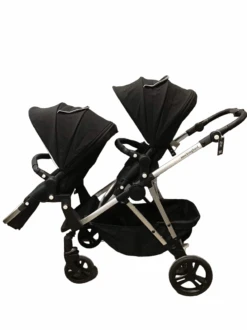 Mockingbird Double Stroller, 2020, Silver With Black Leather, Watercolor Drops And Windowpane , Black 18 Mockingbird Double Stroller, 2020, Silver With Black Leather, Watercolor Drops And Windowpane , Black -GoodBuy Gear Shop 5e714a39 48d4 452f 9fe9 3dde5005c884