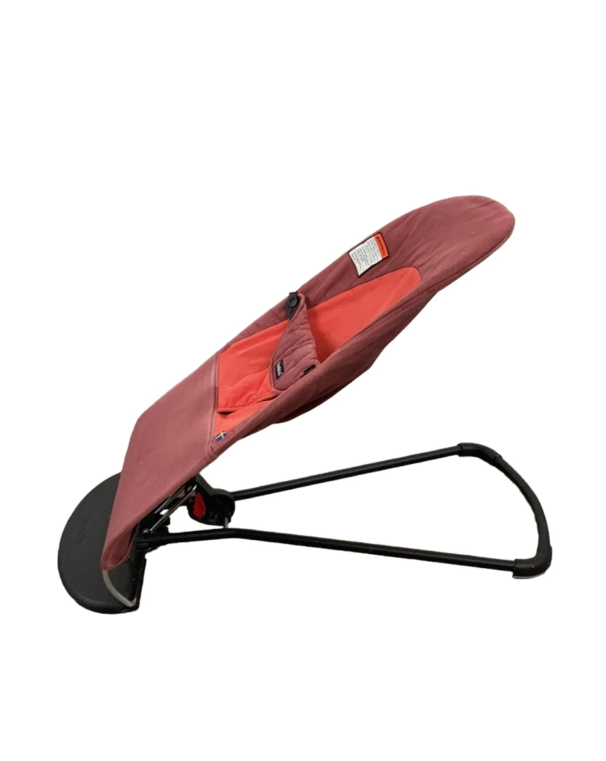 BabyBjorn Bouncer Bliss, Black Frame, Red 3 BabyBjorn Bouncer Bliss, Black Frame, Red - Image 3