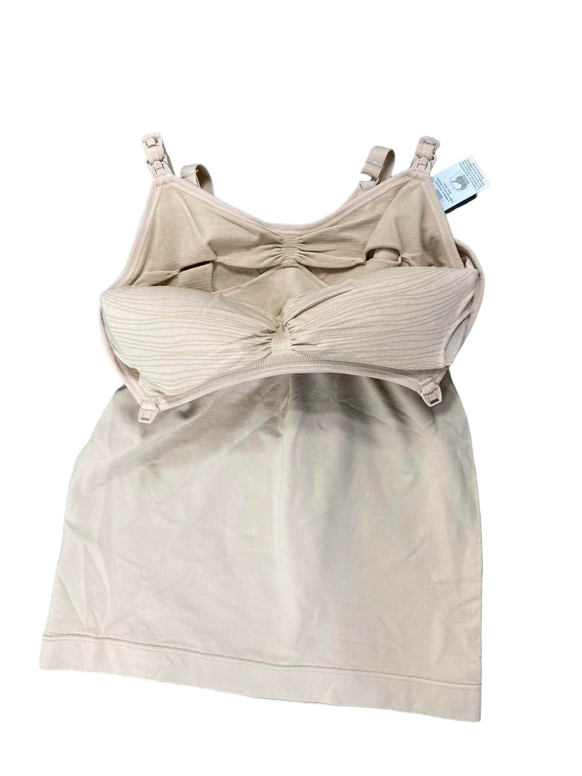 Kindred Bravely Sublime Maternity And Nursing Tank With Built In Bra, Nude, Regular, S 2 Kindred Bravely Sublime Maternity And Nursing Tank With Built In Bra, Nude, Regular, S - Image 2