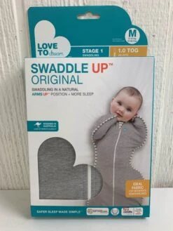 Love To Dream Swaddle Up Sleep Sack, M, Grey