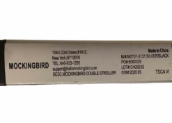 Mockingbird Double Stroller, 2020, Silver With Black Leather, Watercolor Drops And Windowpane , Black 29 Mockingbird Double Stroller, 2020, Silver With Black Leather, Watercolor Drops And Windowpane , Black -GoodBuy Gear Shop 77576995 f481 4669 a188 3bc22dc64789