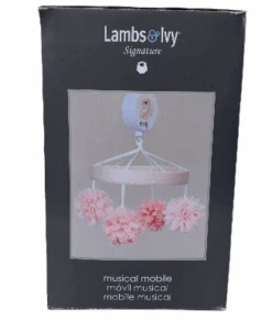 Lambs & Ivy Signature Musical Crib Mobile, Botanical Baby Pink Floral -GoodBuy Gear Shop 7786f648 5b6d 4385 8728 0824715b3ced