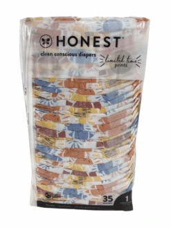 Honest Company Club Box Diapers, Size1, 35 Count, Cuddly Bug