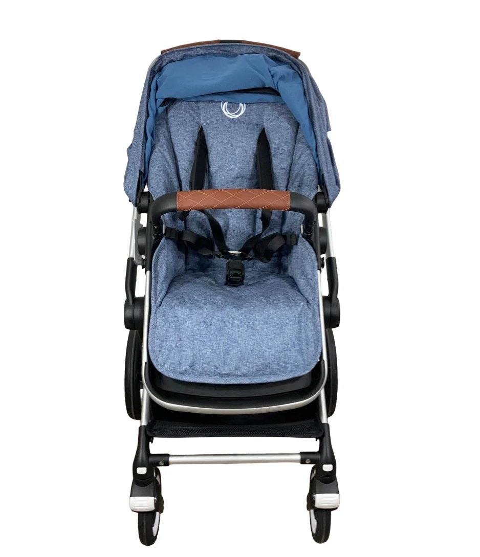 Bugaboo Lynx Stroller, 2021, Steel Blue Aluminum, Blue Melange 6 Bugaboo Lynx Stroller, 2021, Steel Blue Aluminum, Blue Melange - Image 6