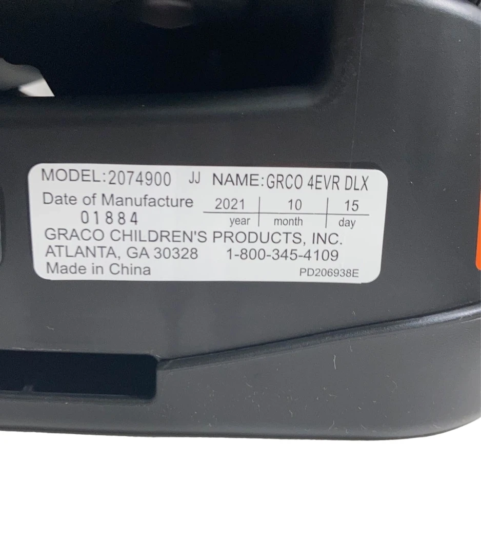 Graco 4Ever DLX 4-in-1 Car Seat, 2021, Zagg 6 Graco 4Ever DLX 4-in-1 Car Seat, 2021, Zagg - Image 6