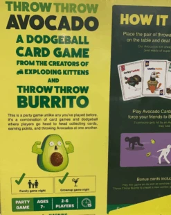 Exploding Kittens LLC Throw Throw Avocado -GoodBuy Gear Shop 7d2a09b0 1a33 49ff 8113 6c80e0a2b6f0