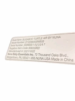 Bugaboo Turtle Air By Nuna Car Seat, 2021, Grey Melange -GoodBuy Gear Shop 7ded4b18 09e6 4170 b48b 088530049c17