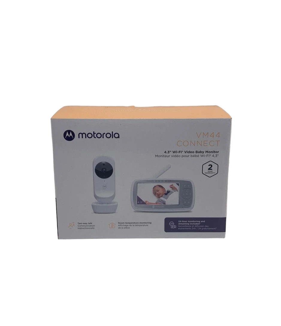 Motorola VM44 Connect 4.3 WiFi Video Baby Monitor 2 Motorola VM44 Connect 4.3 WiFi Video Baby Monitor - Image 2
