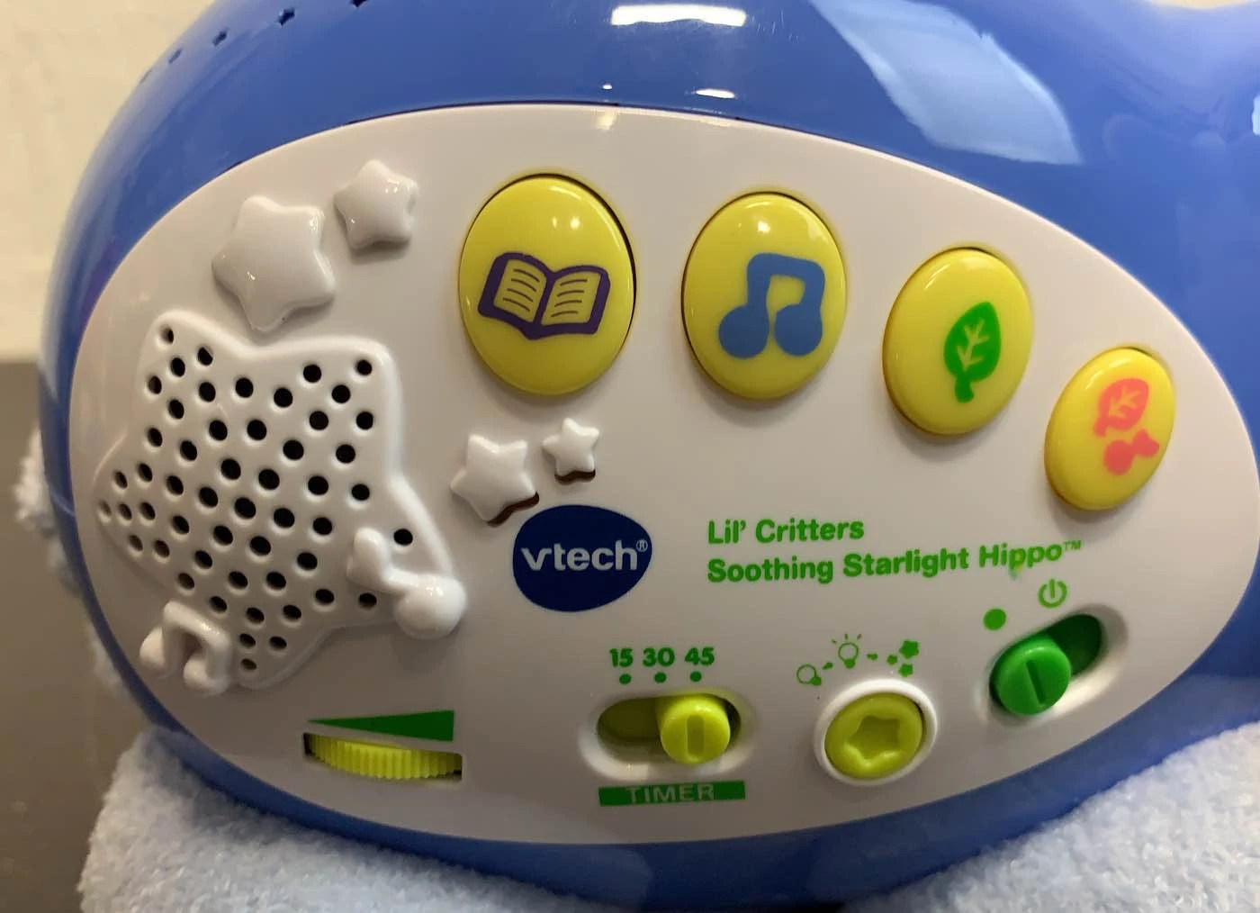 VTech Lil’ Critters Soothing Starlight Hippo 5 VTech Lil’ Critters Soothing Starlight Hippo - Image 5