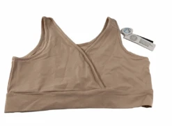 Kindred Bravely Organic Cotton Nursing & Sleep Bra, Large, Beige