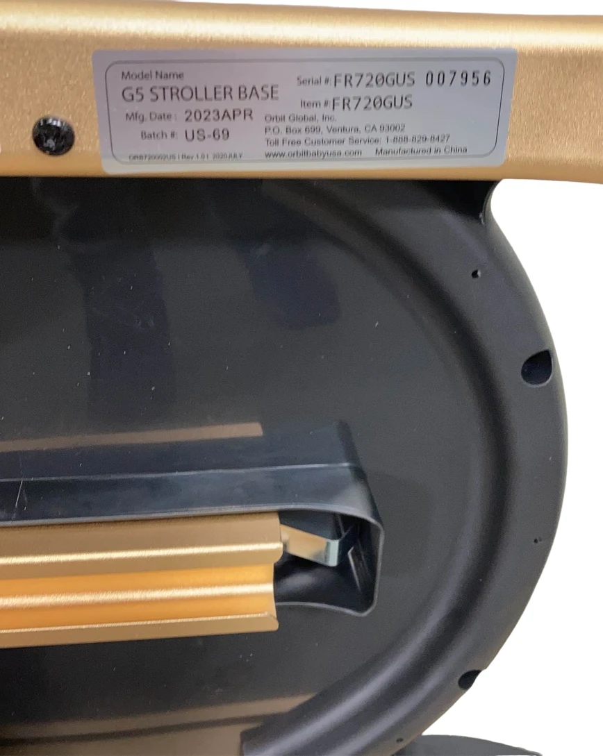 Orbit Baby G5 Stroller Frame Base, Gold, 2023 12 Orbit Baby G5 Stroller Frame Base, Gold, 2023 - Image 12