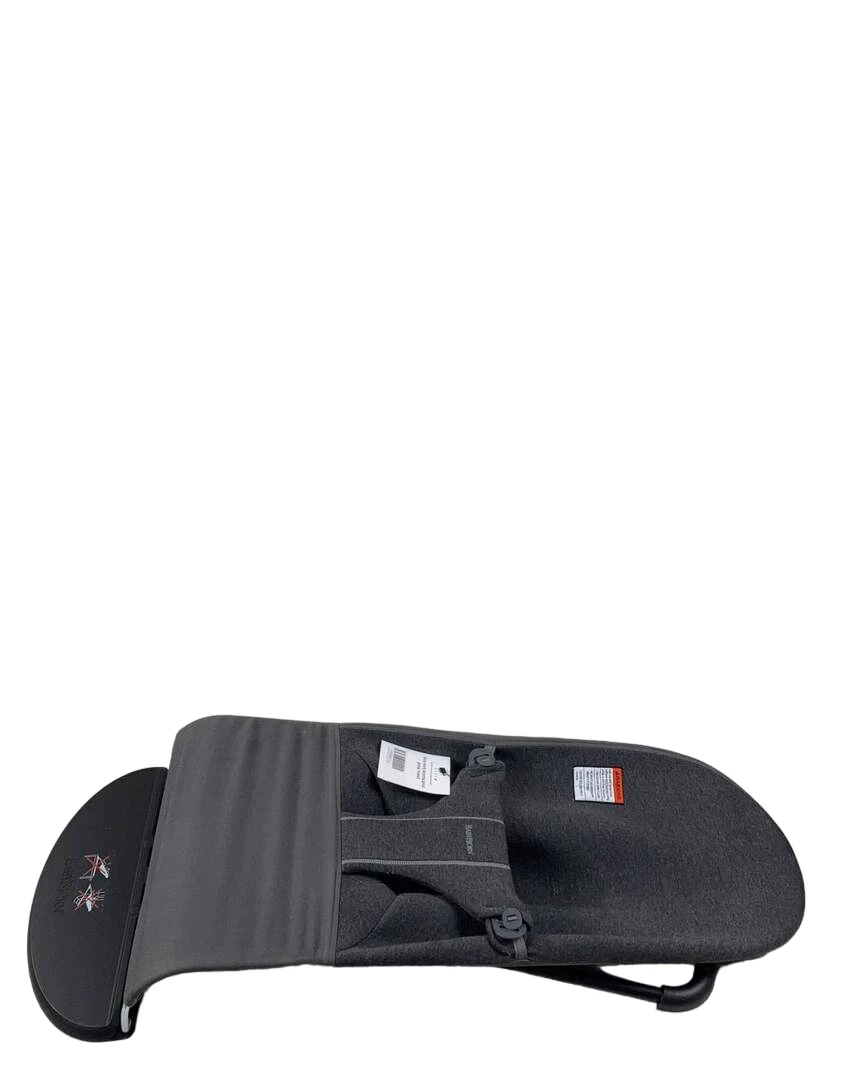 BabyBjorn Bouncer Bliss, Black Frame, Charcoal Gray 3D Jersey 4 BabyBjorn Bouncer Bliss, Black Frame, Charcoal Gray 3D Jersey - Image 4