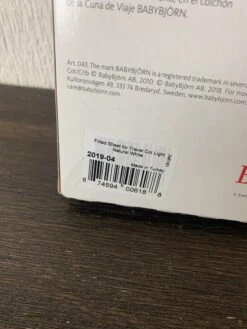 Baby Bjorn Travel Crib Fitted Sheet, Natural White -GoodBuy Gear Shop 9eb98a77baadc810d066b600e3dc84d4