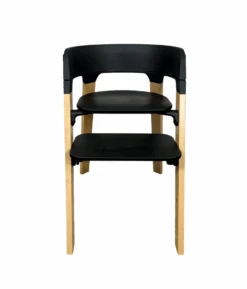 Stokke Steps Chair, Black Seat With Natural Legs -GoodBuy Gear Shop IMG 4123 PhotoRoom