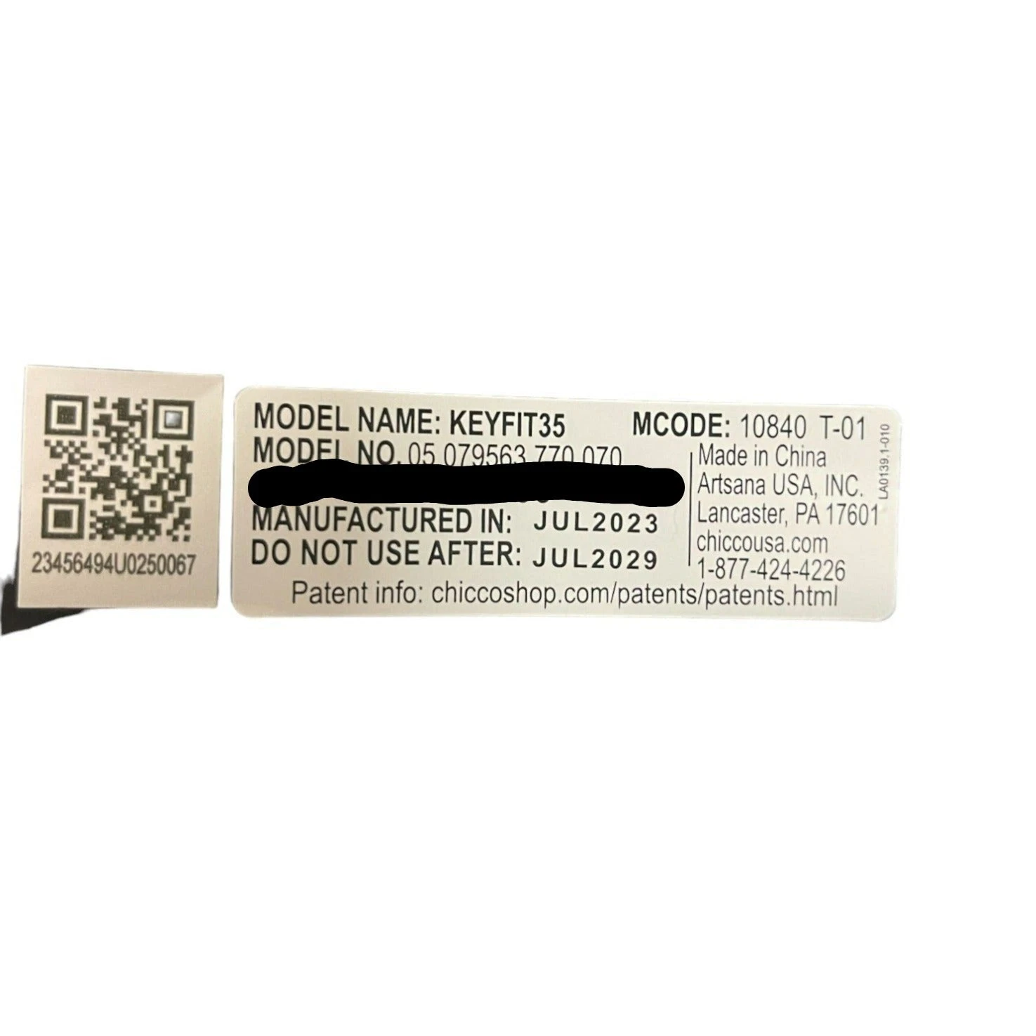 Chicco Corso LE Modular Travel System, 2023, Hampton 13 Chicco Corso LE Modular Travel System, 2023, Hampton - Image 13