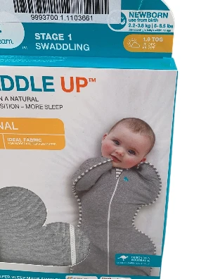 Love To Dream Swaddle UP Original Sleep Sack, Newborn, Gray 5 Love To Dream Swaddle UP Original Sleep Sack, Newborn, Gray - Image 5