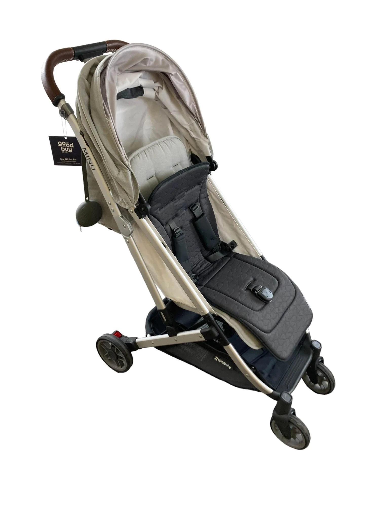 UPPAbaby MINU Stroller, DEVIN (Grey Melange), 2019 2 UPPAbaby MINU Stroller, DEVIN (Grey Melange), 2019 - Image 2