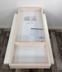 Million Dollar Baby Universal Wide Removable Changing Tray, Washed Natural Finish