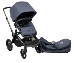 Bugaboo Fox 5 Stroller, 2022, Graphite Frame, Stormy Blue