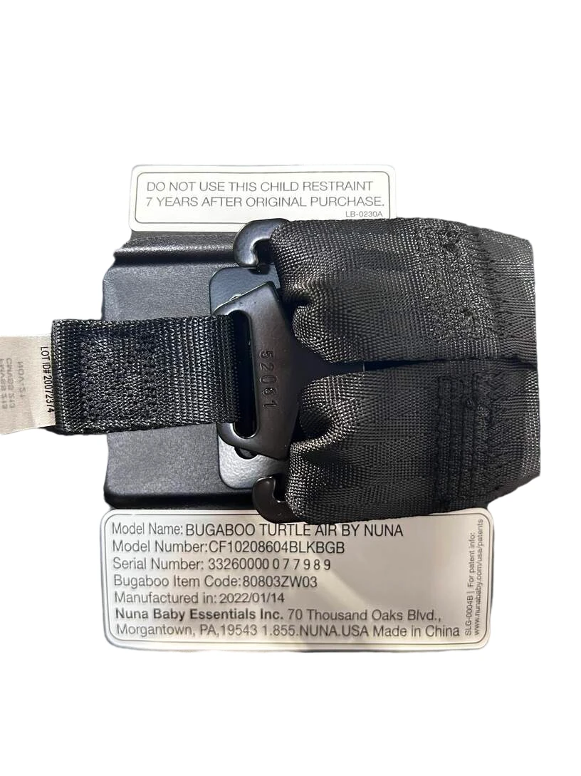 Bugaboo Turtle Air By Nuna Car Seat, 2022, Black 9 Bugaboo Turtle Air By Nuna Car Seat, 2022, Black - Image 9