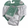 Green Sprouts Swim Diaper, Eco Snap, White, 6mo (10lbs-18lbs)