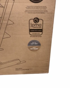 Stokke Tripp Trapp High Chair With Baby Set, Hazy Grey/Oak Brown -GoodBuy Gear Shop b1fe2915 a176 4542 b58b f9ae1c89aea3