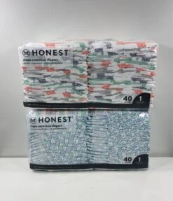 Honest Company Club Box Diapers, Teal Tribal + Multi Color Giraffes, Size 1, 80 Count -GoodBuy Gear Shop b3f3b4163ed09d9bf85b538e25b7469e